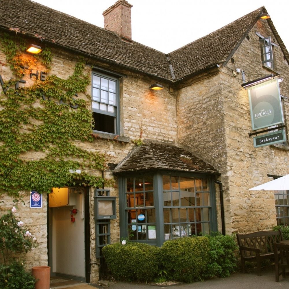 Image for article: Pub of the Month - The Five Alls at Filkins